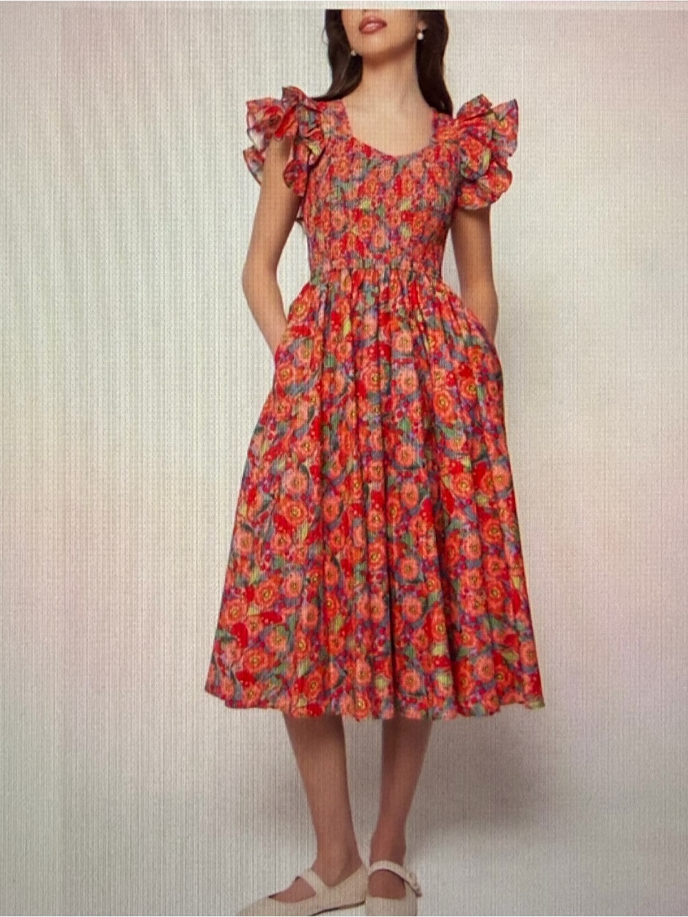 EUC Ivy City Co Hattie Dress in Poppy S - Picture 2 of 5